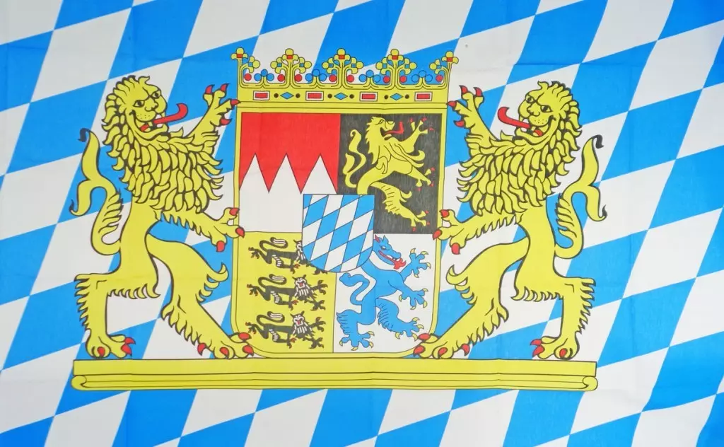 Bild von der bayrischen Flagge.