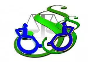 Piktogramm von zwei Rollstuhlfahrern.