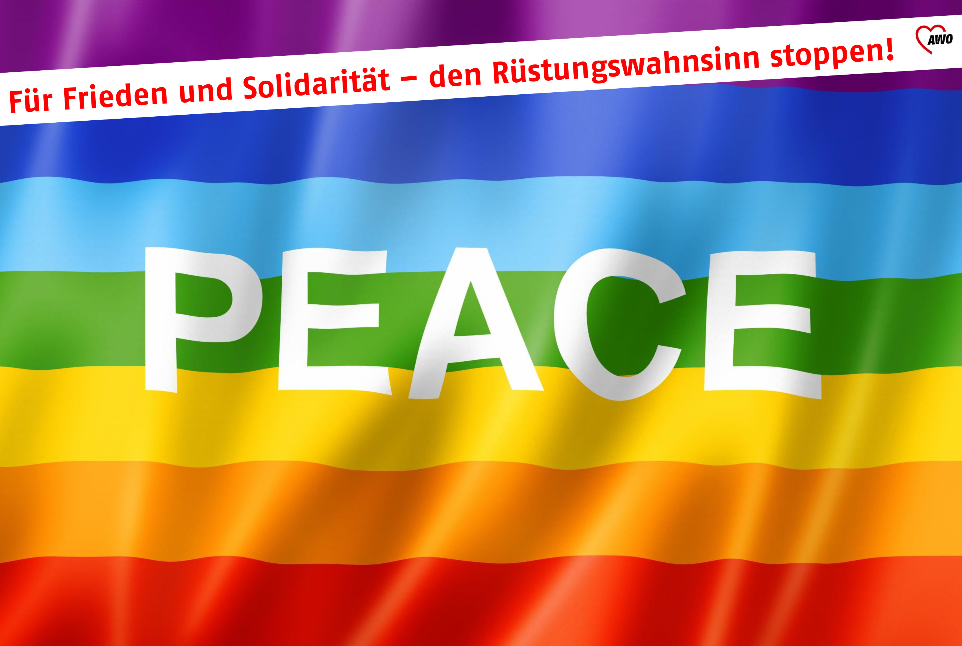 Kampagne Ostern 2020 Flagge AWO Karlsruhe