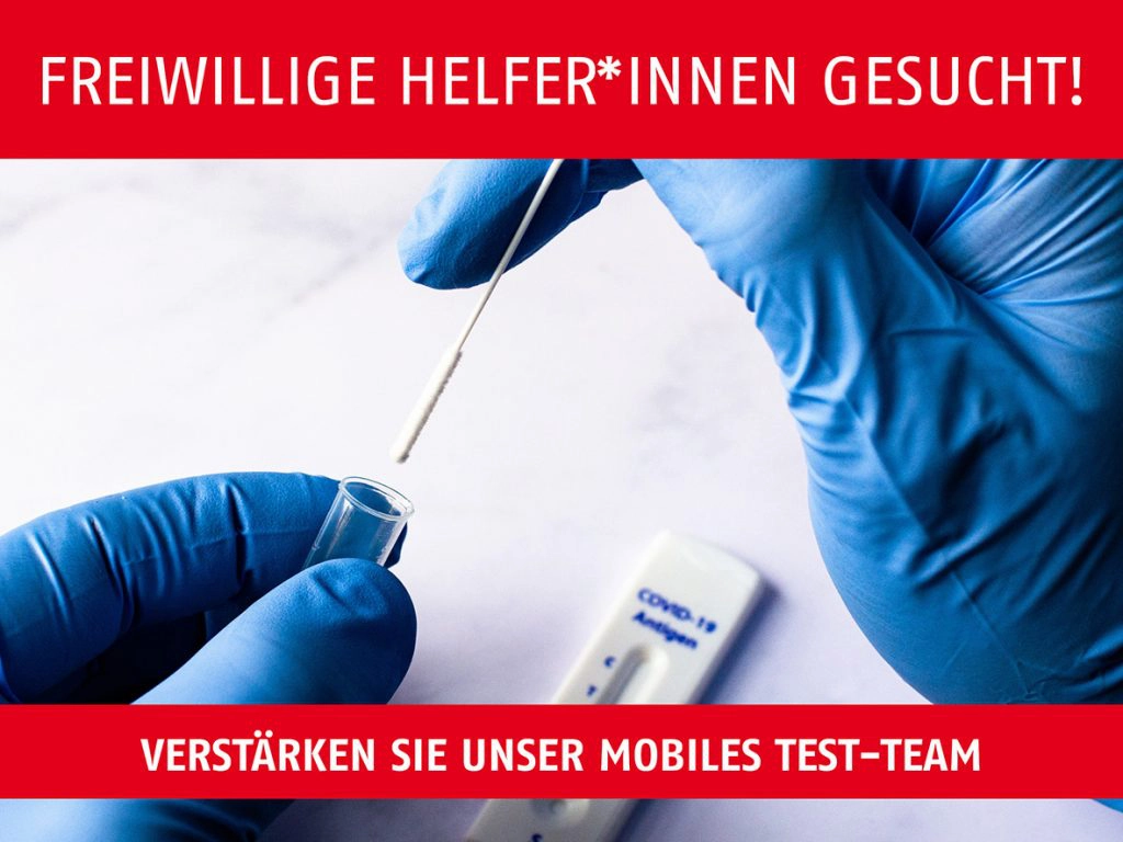 Aufruf Schnelltest Team BB AWO Karlsruhe