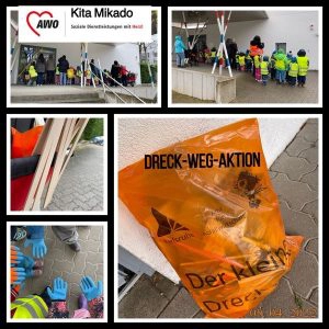 Mikado Dreck weg 2022 Collage AWO Karlsruhe