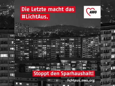 Kampagne Die Letzte macht das LichtAus.4 AWO Karlsruhe