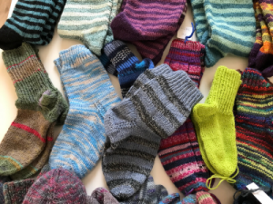 Socken stricken AWO Karlsruhe