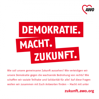 AWO Demokratie macht Zukunft Sharepic 1 AWO Karlsruhe