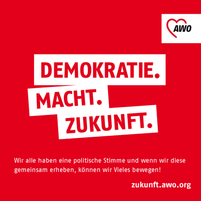 AWO Demokratie macht Zukunft Sharepic 2 AWO Karlsruhe