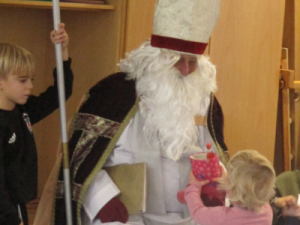 Nikolaus in der Kita Der Kleine Prinz 2024 2 AWO Karlsruhe