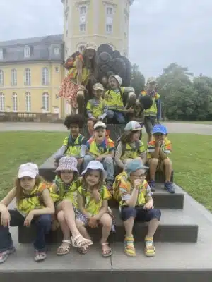 Kleine Kaengurus auf grosser Schlossmission 1 AWO Karlsruhe