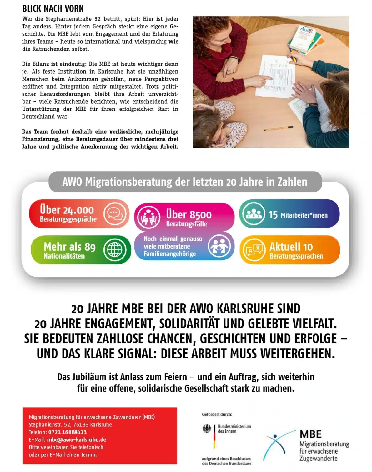 20 Jahre AWO Migrationsberatung 1 AWO Karlsruhe