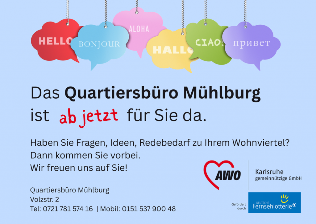 Quartiersbuero Muehlburg AWO Karlsruhe