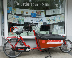 Quartiersbüro-Mühlburg-Lastenkarle Quartiersbuero Muehlburg Lastenkarle AWO Karlsruhe