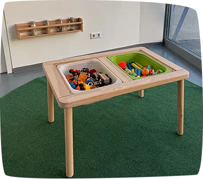 Räume mit Spielsachden der AWo Kita Mikado